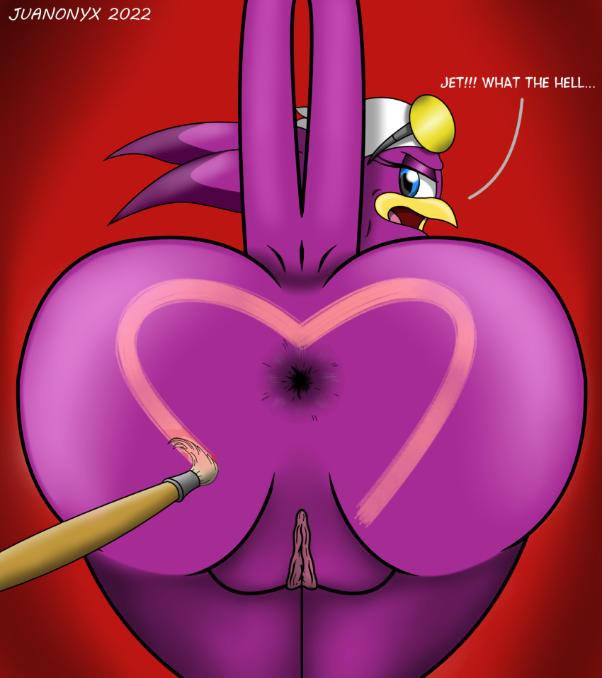 anus ass avian bird butt_heart eyewear female glasses heart hi_res hirundinid holidays invalid_tag juanonyx love oscine passerine sega solo sonic_(series) sonic_riders sonic_the_hedgehog_(series) swallow_(bird) valentine's_day wave_the_swallow