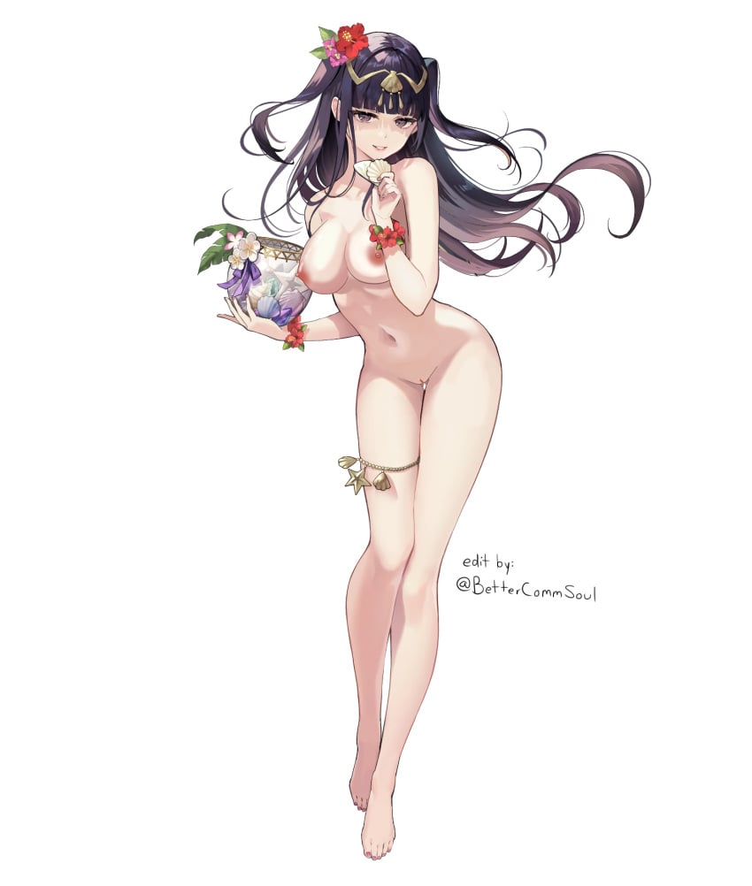 bettercommsoul completely_nude female_only fire_emblem fire_emblem_awakening fire_emblem_heroes nude_female nude_filter tharja_(fire_emblem) tharja_(summer)_(fire_emblem)