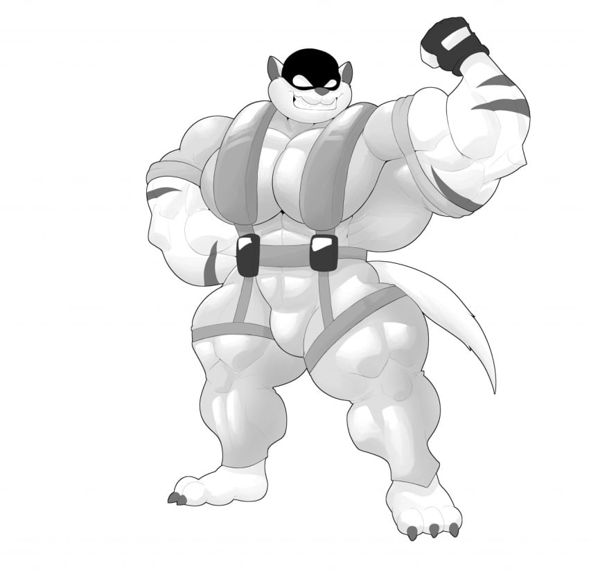 abs biceps domestic_cat feline male muscles muscular muscular_arms muscular_legs muscular_male muscular_thighs pecs swat_kats t-bone uknownwolf