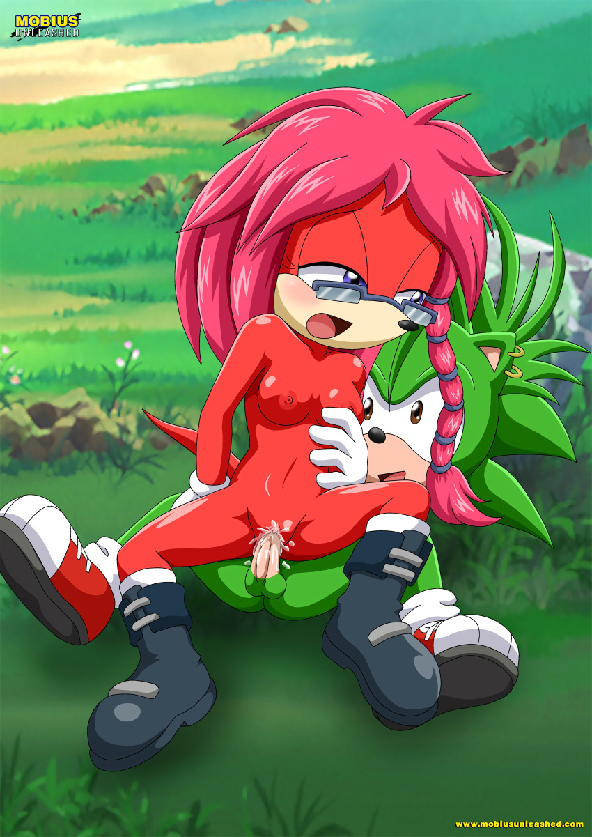 archie_comics bbmbbf furry lara-su manic_the_hedgehog mobius_unleashed palcomix sega sonic_(series) sonic_underground