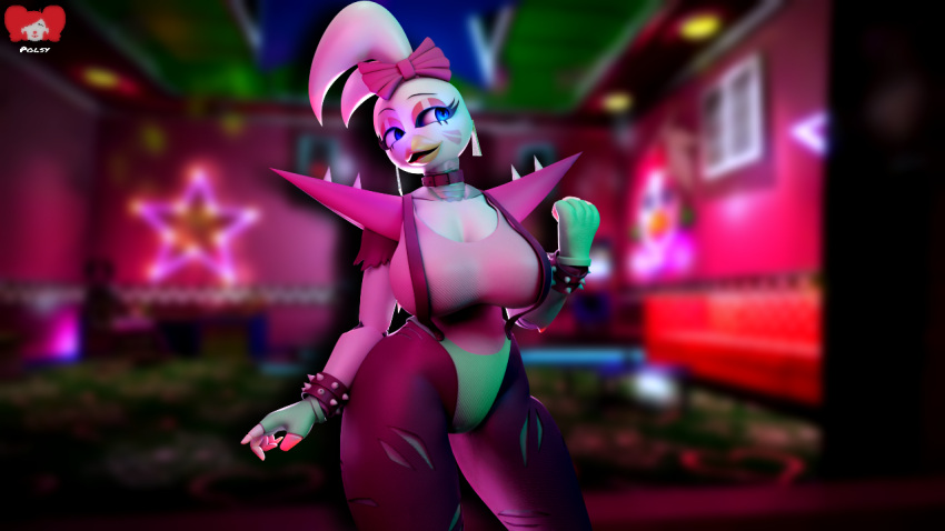 3d big_breasts big_thighs blender_(software) five_nights_at_freddy's five_nights_at_freddy's:_security_breach fnaf glamrock_chica_(fnaf) glamrock_chica_(luiske476) luiske476 polsy scottgames solo steel_wool_studios