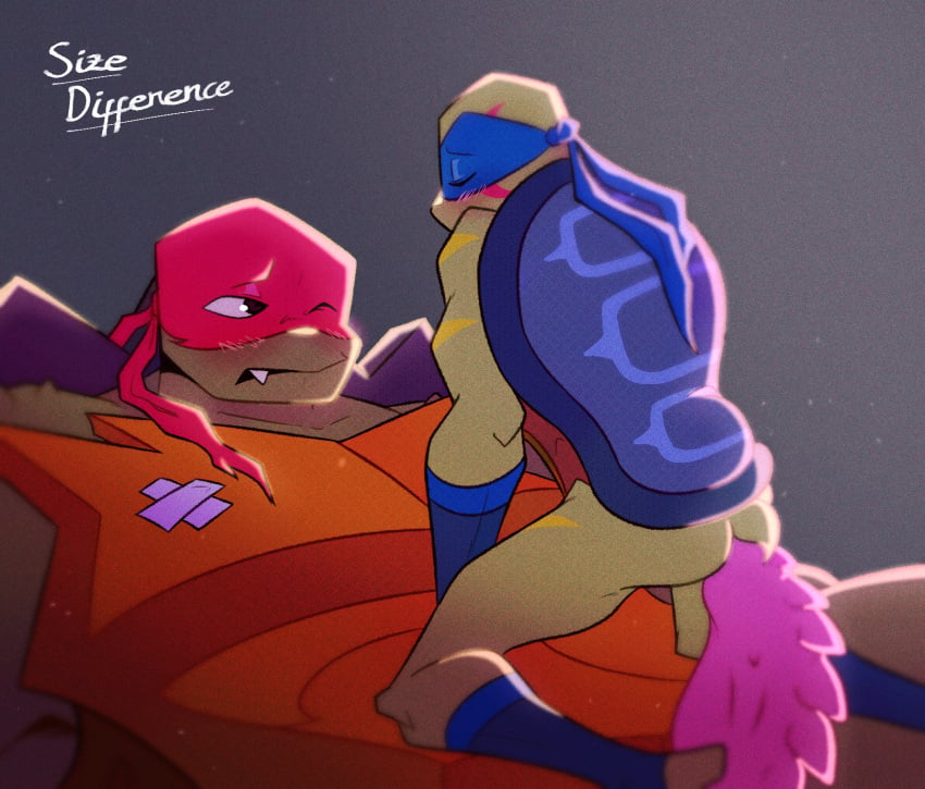 anal anthro brother brothers duo gay genitals hi_res incest leonardo_(tmnt) madyshell male male/male one_eye_closed penis raphael_(tmnt) reptile rise_of_the_teenage_mutant_ninja_turtles scalie sibling size_difference teenage_mutant_ninja_turtles