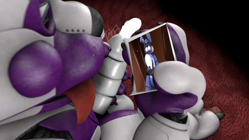 anthro big_penis ejaculation five_nights_at_freddy's five_nights_at_freddy's:_sister_location funtime_freddy_(fnafsl) genitals hi_res high-angle_view holding_penis holding_photo jack-in-the-box-sfm looking_at_object looking_at_photo male male_only mammal masturbation penis photo scottgames sister_location solo ursid video_games