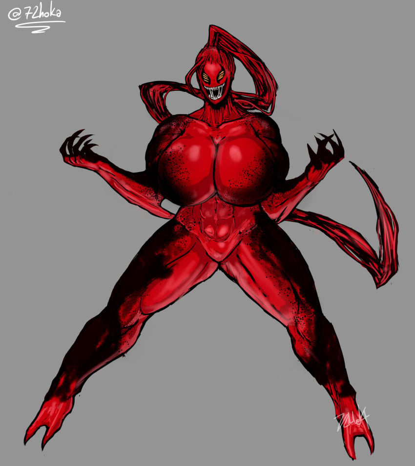 abs anthro big_breasts breasts_bigger_than_head envy_(symbiobro) large_breasts muscular_female ponytail symbiobro tagme