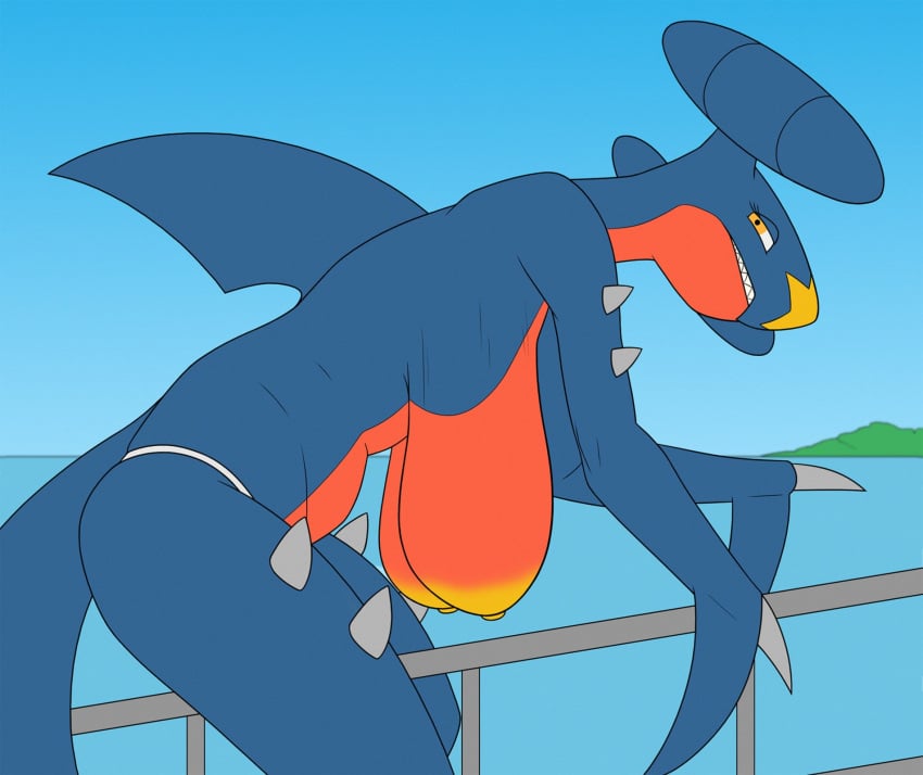 big_breasts creatiffy female garchomp pokémon_(species) pokemon pokemon_(species) tagme