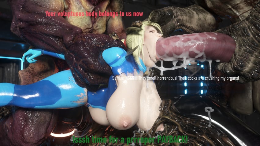 1girl 1girls 3d 3monsters alien_(franchise) alternate_version_available anal anal_penetration anal_sex baron_of_hell_(doom) belly_bulge big_ass big_breasts bimbo blonde_hair bounty_hunter breast_sucking breasts captured closed_eyes cock cock_ring cock_sleeve completely_nude completely_nude_male confidence_loss crossover cum cum_drip cum_in_mouth cum_inside cum_on_penis cum_string deathclaw deepthroat defeated defeated_heroine domination domination_loss doom english_text escape fallout fellatio female_human femsub forced forced_exposure forced_presentation fucked_into_submission fucked_silly gangrape hell_knight_(doom) holding_arms holding_head holding_neck huge_ass huge_breasts huge_cock icedev larger_male maledom metroid mind_break monster monster_boy monster_cock monster_on_female monster_rape monsters nintendo oral outlast ponytail prison prisoner rape raped_by_monster red_barrels restraints ripped_clothing samus_aran size_difference smaller_female spitroast stomach_bulge stripped stripped_naked sucking sucking_nipples taunting text thick_thighs throat_bulge utter_domination vaginal vaginal_penetration vaginal_sex video_games walrider weird_crossover white_skin xenomorph zero_suit zero_suit_samus