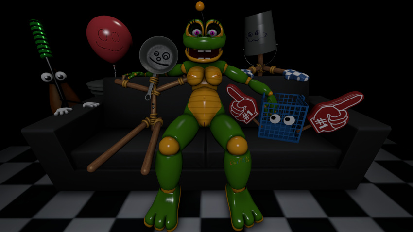 1girls 3d bucket_bob buillk8 five_nights_at_freddy's freddy_fazbear's_pizzeria_simulator happy_frog mr._can-do mr._hugs no._1_crate pan_stan trash_and_the_gang