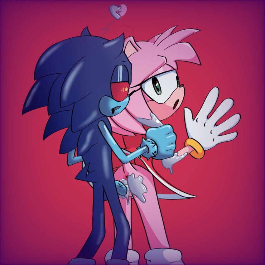 1boy 1boy1girl 1girls amy_rose idw_comics idw_publishing metal_virus mobian_(species) penetration sega sonic_(series) sonic_the_hedgehog sonic_the_hedgehog_(comics) sonic_the_hedgehog_(idw) sonic_the_hedgehog_(series) zombot