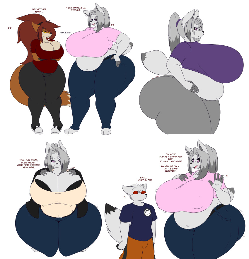 big_breasts dewwydarts dewwydartz erick_(dewwydartz) female furry huge_breasts maddie(dewwydartz) mary_(dewwydartz) tagme thick_thighs wide_hips