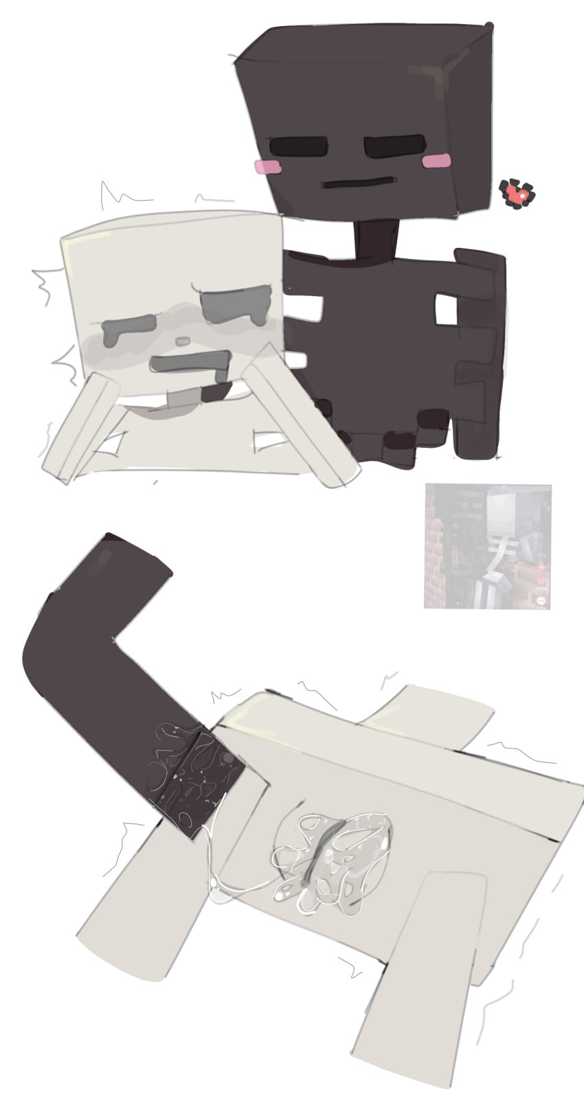 Skeleton (Minecraft) Rule 34 Image