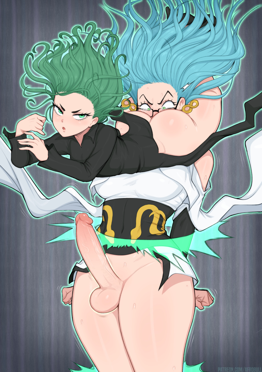 1futa 1girls afrobull ass balls ballsack big_ass big_penis bottomless bubble_butt clothed clothing duo erect_penis erection female femdom futanari futasub green_eyes green_hair higher_resolution_available human leg_lock light-skinned_female light-skinned_futanari light_skin mostly_clothed one-punch_man partially_clothed penis penis_out psykos short_hair small_dom_big_sub tatsumaki telekinesis telekinesisjob thighs