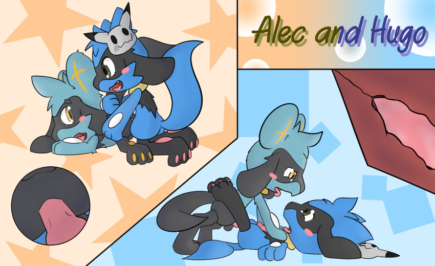 alec_the_riolu anal anal_sex doggy_style duo feral from_behind_position genitals hi_res hugo_the_riolu hugoriolu male male/male nintendo penetration penile penile_penetration penis penis_in_ass pokémon_(species) pokemon riolu sex video_games