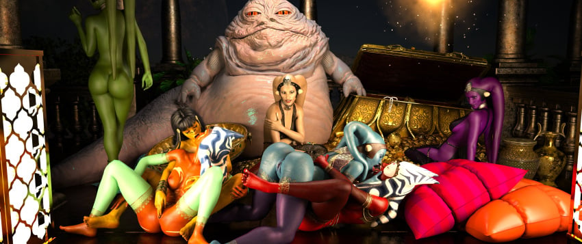 1boy 3d 6+girls 7girls aayla_secura ahsoka_tano anus ass barriss_offee blue-skinned_female blue_skin brown_eyes bubble_butt drinkerofskies female femsub fingering fit fit_female green-skinned_female green_skin harem harem_girl harem_outfit hutt interspecies interspecies_harem interspecies_yuri jabba_the_hutt jedi kissing large_breasts making_out male mature mature_female mirialan multiple_girls oola orange-skinned_female orange_skin purple-skinned_female purple_skin red-skinned_female red_skin shaak_ti slave slave_collar slave_outfit slavegirl star_wars star_wars_rebels submissive_female togruta twi'lek yellow-skinned_female yellow_skin yuri yuri_with_male_audience