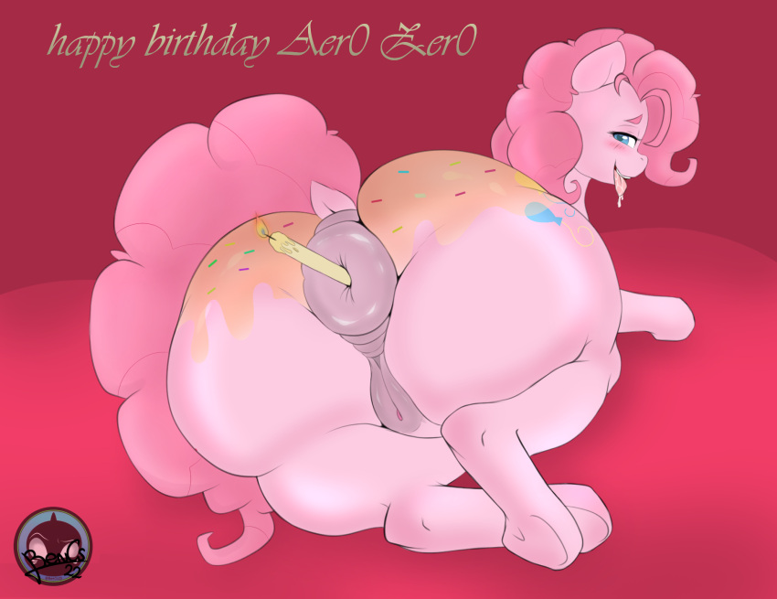 1girls anal anal_sex animal_genitalia animal_pussy anus ass bencs big_anus big_butt blue_eyes blush bodily_fluids candle candle_in_ass cutie_mark dock earth_pony equid equine equine_pussy eyelashes female female_only feral fire friendship_is_magic furry genitals happy_birthday hasbro hi_res hooves horse huge_anus huge_butt improvised_sex_toy looking_back lying mammal my_little_pony penetration pink_body pinkie_pie_(mlp) pony puffy_anus pussy saliva sex_toy signature tongue tongue_out