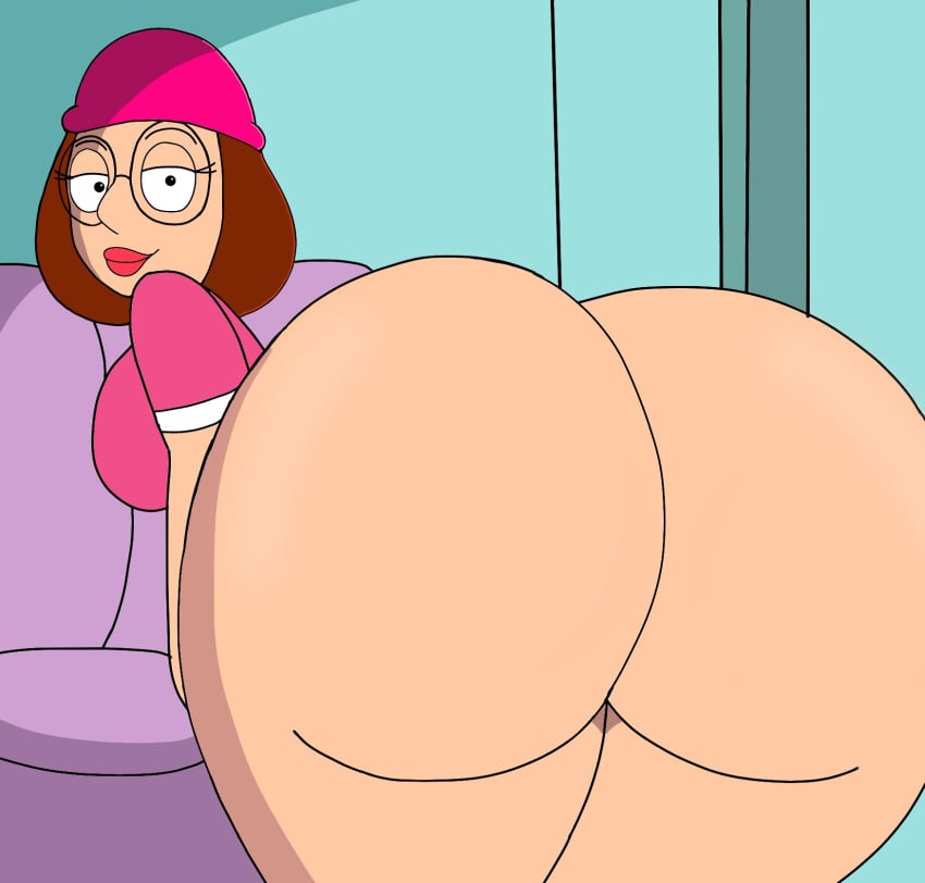 1girls big_ass big_breasts bottomless bubble_butt chaoszenog family_guy female female_only gigantic_ass huge_ass huge_breasts hyper_ass large_ass looking_at_viewer massive_ass meg_griffin no_panties no_pants presenting_ass presenting_hindquarters smile smiling_at_viewer