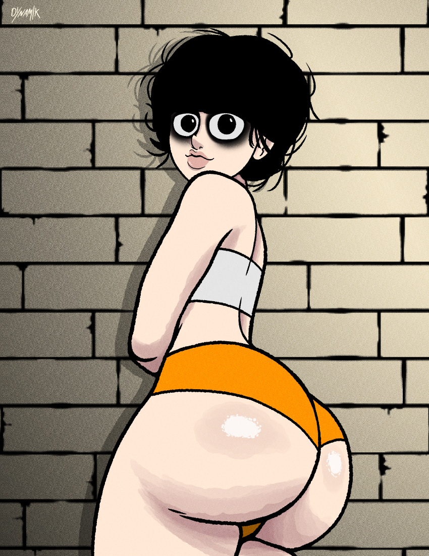 1boy ass_focus big_ass big_butt big_eyes bubble_butt crossdressing cursedarachnid dynamik808 femboy femboy_hooters goth huge_ass huge_butt male male_only real_person trap