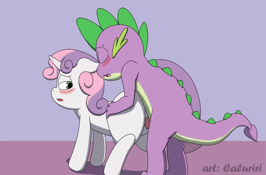 2d animated anthro anthro_on_feral anthro_penetrating anthro_penetrating_feral blush caluriri closed_eyes doggy_style dragon equid equine female female_penetrated feral feral_penetrated friendship_is_magic from_behind_position genitals gif hasbro horn male male/female male_penetrating male_penetrating_female mammal my_little_pony penetration penis purple_body pussy sex spike_(mlp) spikes sweetie_belle_(mlp) unicorn vaginal_penetration white_body young zoophilia