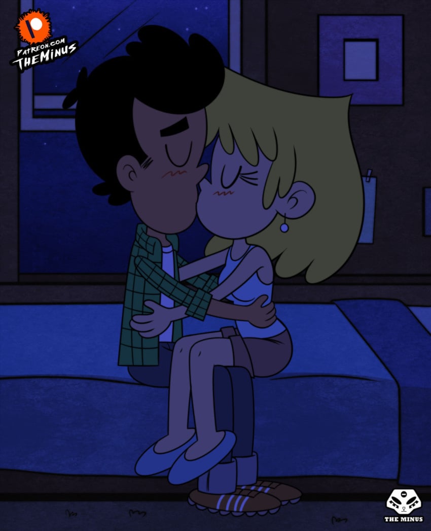 1boy 1girls blonde_female bobby_santiago breasts imminent_sex kissing latino lori_loud male/female nickelodeon tagme teenager the_loud_house theminus