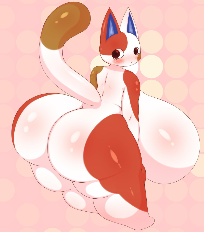 1girls 2022 abstract_background animal_crossing animal_ears anthro anthro_only anthrofied ass bent_over big_ass big_butt blush breasts breasts_bigger_than_head brown_body brown_fur bubble_ass bubble_butt butt calico_cat cat_ears cat_tail completely_nude dat_ass fat_ass fat_butt felid feline felis female female_anthro female_only fur furry furry_only gigantic_breasts highres huge_ass huge_breasts huge_butt hyper hyper_breasts large_ass large_breasts large_butt looking_at_viewer looking_back mammal massive_breasts multicolored_body multicolored_fur naked nintendo no_humans nude nude_female omenyanozero orange_body orange_fur parted_lips purrl_(animal_crossing) raised_tail red_eyes sideboob solo solo_female solo_focus tail thick thick_ass thick_thighs thighs two_tone_tail video_games white_body white_fur wide_hips