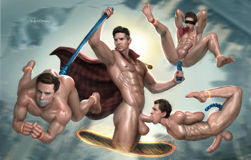 4boys abs actor anal_beads anal_insertion anal_object_insertion anal_penetration andrew_garfield arms_behind_back ass ass_up benedict_cumberbatch big_ass big_balls big_cock big_muscles big_penis black_hair blindfold bondage boner brown_hair butt cape celebrity deepthroat dildo dildo_in_ass dildo_in_mouth dildo_spear doctor_strange doctor_strange_(series) duct_tape erect_nipples erect_penis erect_while_penetrated erect_while_sucking erection facefuck facial_hair fat_ass feet feet_up fellatio forced_fellatio forced_oral gag gay gay_sex grey_hair hands_behind_head hard_on huge_cock huge_penis human in_character light-skinned_male light_skin magic magic_bondage magic_user male male/male male_only male_penetrated maledom marvel marvel_cinematic_universe mouth_gag muscular muscular_male necklace nude nude_male pecs penis_size_difference portal portal_sex portals posing red_dildo restrained sex_toy spell spells spider-man spider-man:_no_way_home spider-man_(series) spider-man_(tom_holland) spread_legs swallowing_penis_while_deepthroat tape_gag throat_bulge throat_fuck tied tied_hands tied_legs tied_up tobey_maguire toes tom_holland veiny_penis yaoi ydendraws