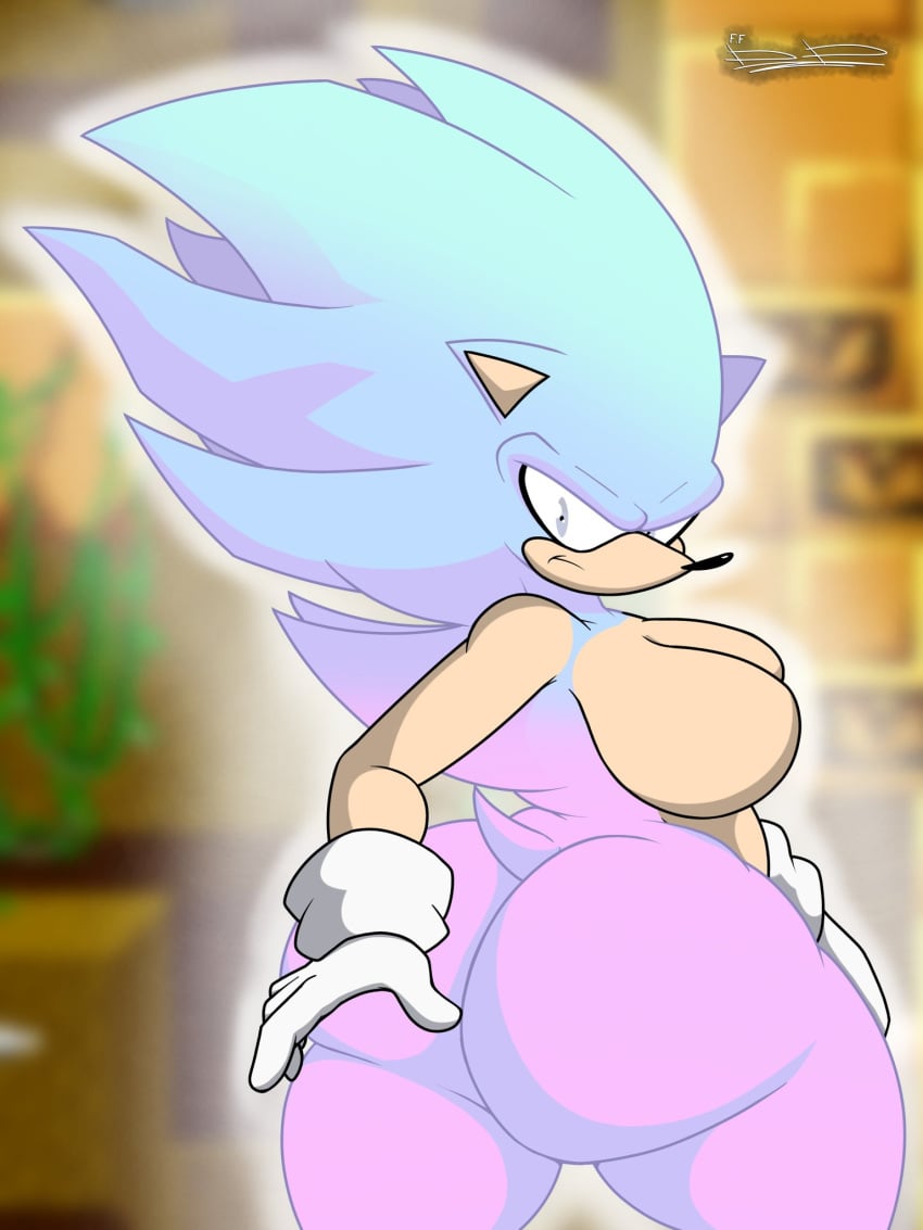 Sonic The Hedgehog (Hyper Sonic) Rule 34 Image