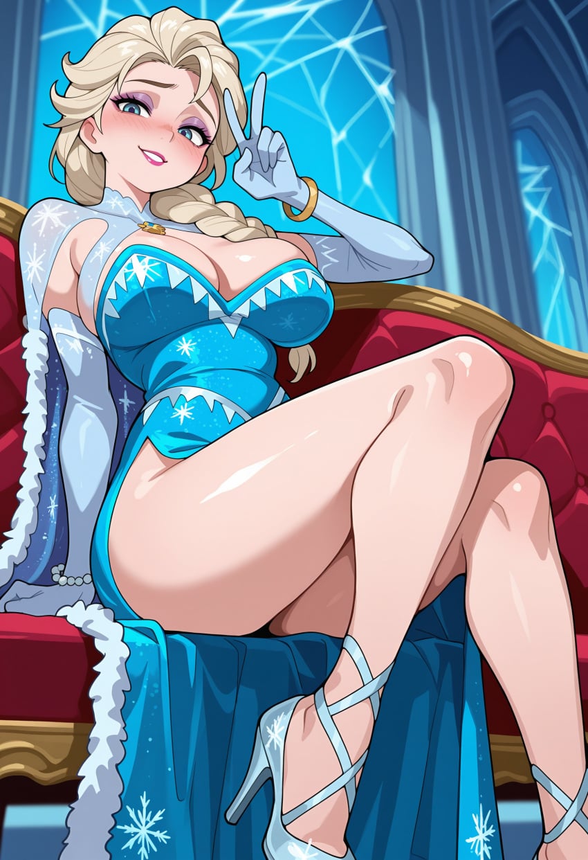 Elsa (Frozen) Rule 34 Image