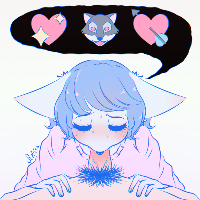 <3 1boy 1boy1girl 1girls 2022 2d 2d_(artwork) :>= aesthetic animal_ears animation_meme_community anthro anthro_on_anthro anthro_only artist_name artist_signature average_sized_penis black_nose blowjob blue_hair blush blushing cute cute_fangs deep_blowjob digital_art digital_drawing_(artwork) digital_media_(artwork) duo ears_down emoji eyebrows eyebrows_visible_through_hair eyes_closed fangs fellatio female furry hair heart hi_res high_resolution highres hyperpop jordan_sweeto male male/female man mature_female mature_male oral oral_sex penis penis_in_mouth pink_sweater png posted_by_artist pov pubic_hair rzira self_upload small_penis small_penis_adoration straight sucking sucking_penis sweat sweatdrop sweater sweating text virtual_youtuber watermark white_background white_body white_fur wolf wolfychu woman youtube youtuber