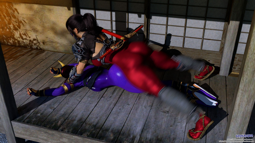 1futa 1girls 3d clothed_sex female femsub futa_on_female futadom futanari kazkazuma7 kunimitsu large_breasts mask motion_blur multiple_girls outdoor outdoor_sex outdoors slushe_(website) soul_calibur taki tekken vaginal_penetration