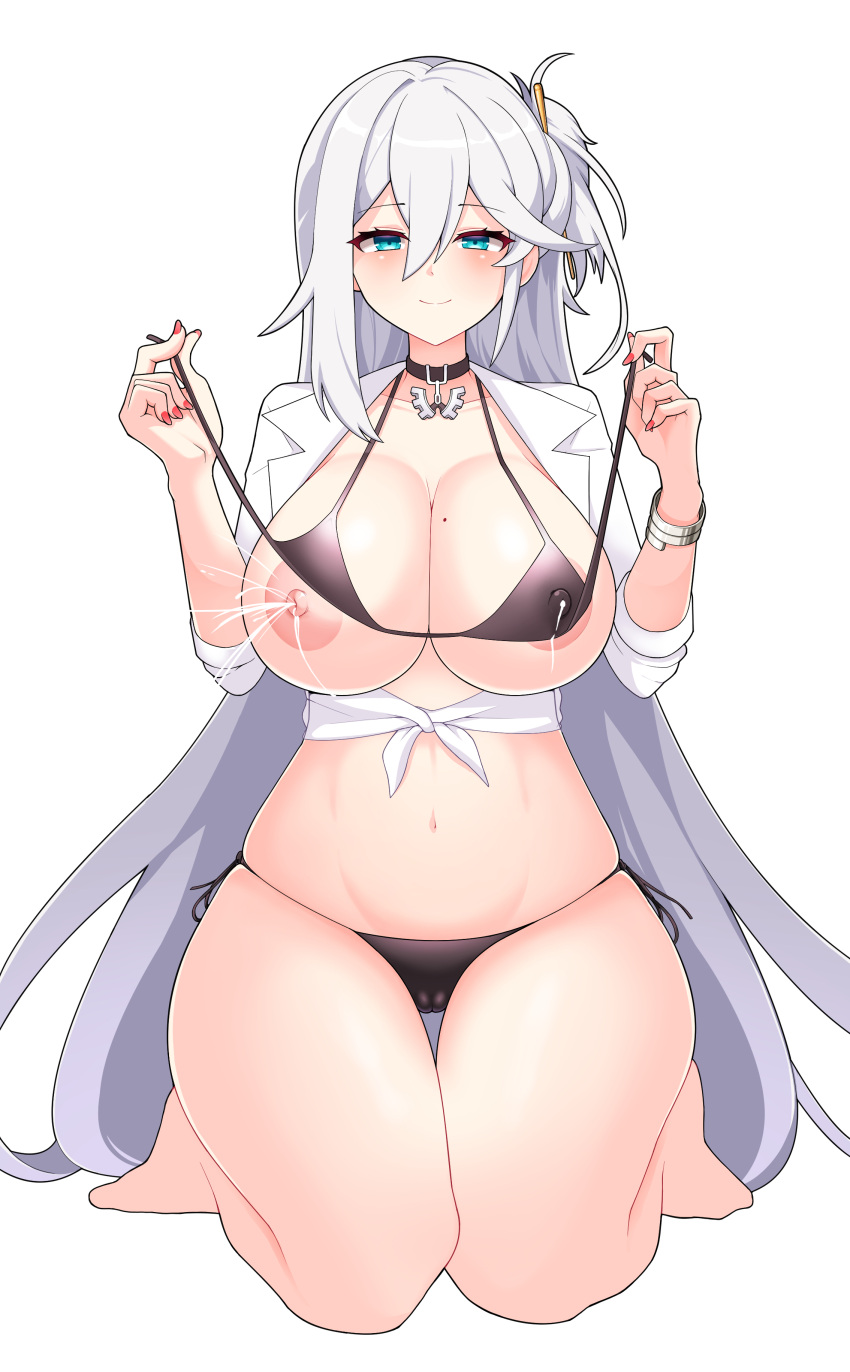 bails cecilia_schariac honkai_(series) honkai_impact_3rd lactation large_breasts milf