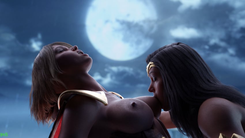 2girls 3d alien_human alien_look_like_human athletic_female black_hair blonde_hair breast_sucking breasts d4s_3d dc dc_comics diana_prince extraterrestrial extraterrestrial_human female human injustice_2 kara_danvers kara_zor-el lesbian milf nipple_stimulation nipple_suck nipple_sucking supergirl supergirl_(injustice) superman_(series) wayne_tower wonder_woman wonder_woman_(injustice) wonder_woman_(series) young_woman young_woman_and_milf yuri