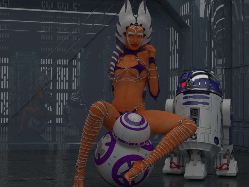 1girls 3d ahsoka_tano alien alien_girl astromech_droid bb-series_astromech_droid blue_eyes clone_wars dancer dancer_outfit door droid front_view hallway harem_girl harem_outfit heels large_breasts lascielx on_person orange_skin r2-d2 reflection reflective_floor revealing_clothes robot sex_machine sittin sitting_on_person star_destroyer star_wars the_clone_wars:_season_three togruta