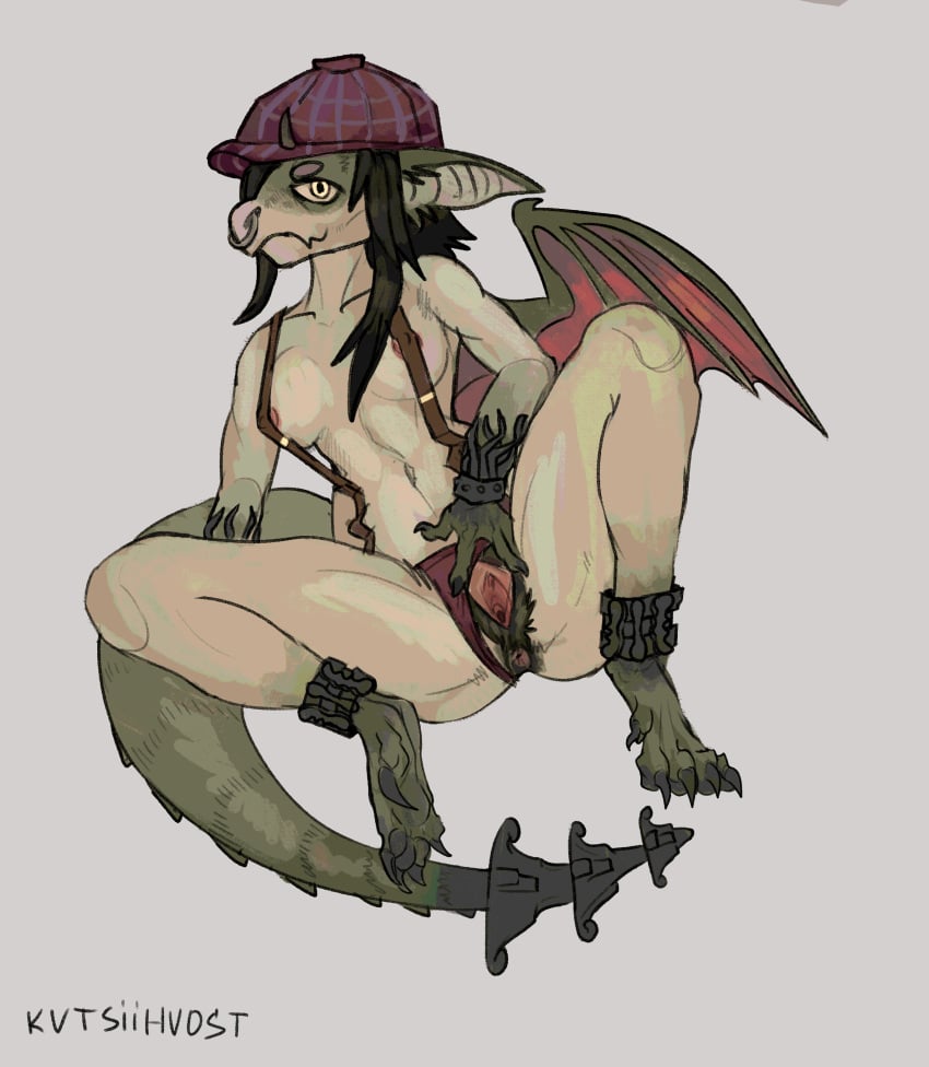 absurd_res anthro bat deadlock female gargoyle hi_res ivy_(deadlock) kutsiihvost mammal solo valve