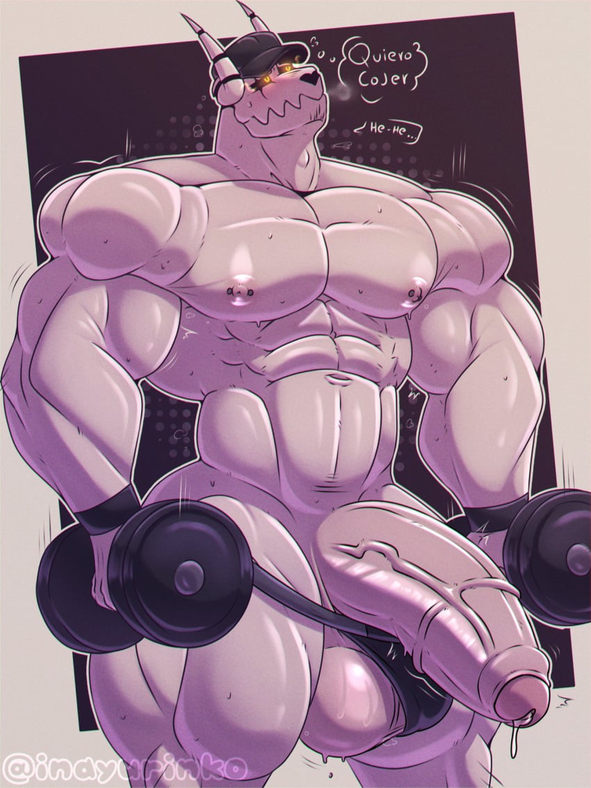 2024 abs balls beefy big_muscles buff completely_nude completely_nude_male digital_drawing_(artwork) digital_media_(artwork) dumbbell fnf fnf_mods foreskin foreskin_folds friday_night_funkin friday_night_funkin_mod glans hat headgear headwear horns huge_balls huge_cock huge_testicles inayurinko jockstrap jockstrap_aside jockstrap_only leaking_precum male_only male_solo muscles muscular muscular_male nipple_piercing nipples nude nude_male only_male partially_clothed pecs pectorals piercing piercing_nipples precum precum_drip semi-erect solo_male sweatdrop sweaty_body tabi_(homskiy) testicles thong