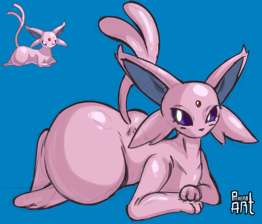 eeveelution espeon feral furry furry_tail patatero69 patateroart pokemon pokemon_(species)