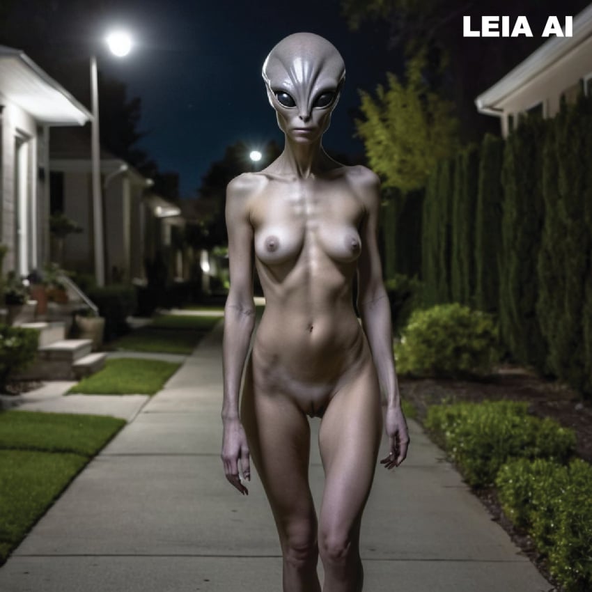 ai_generated alien alien_girl american_mythology classic_alien female_only grey_alien monster_girl mythology nightmare_waifu north_american_mythology public_domain roswell_grey tagme urban_legend