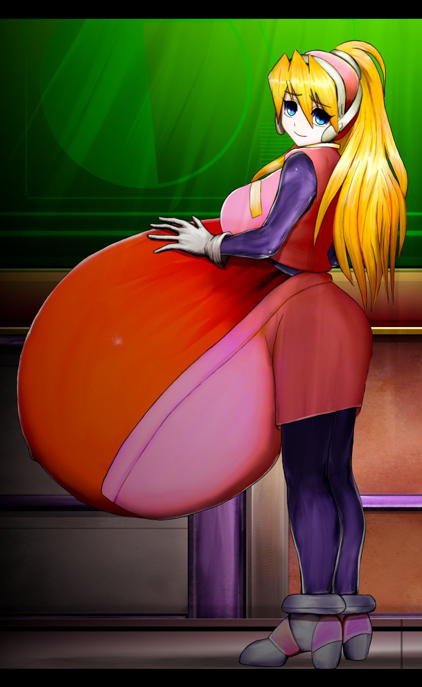 1girls artist_request ciel_(mega_man) hyper_pregnancy mega_man mega_man_zero pregnant tagme