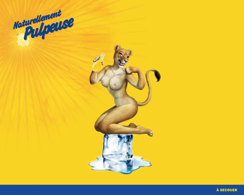 commercial lioness orangina tagme