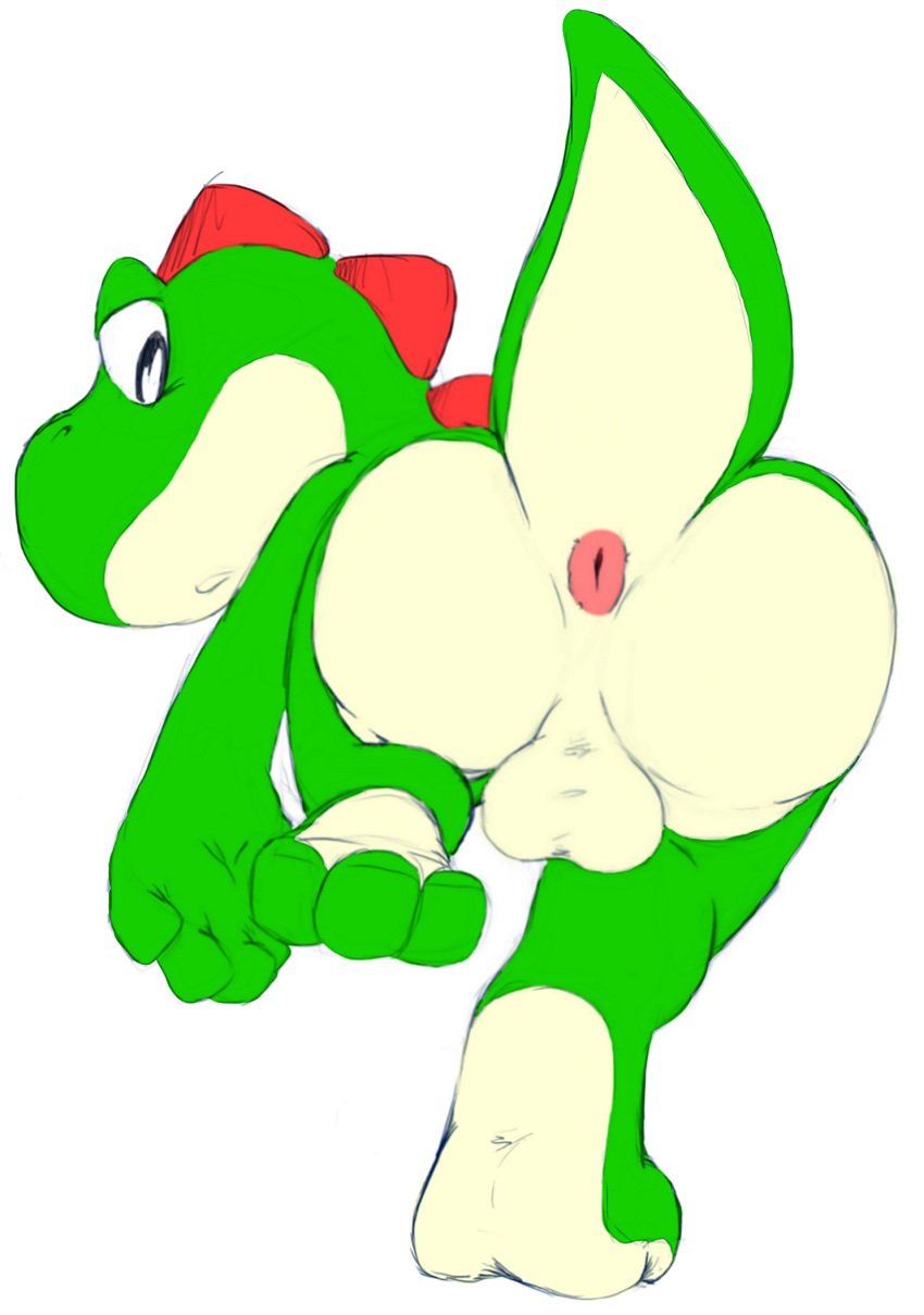 color male male_only mario_(series) nintendo smooth_skin solo stormdragonblue yoshi