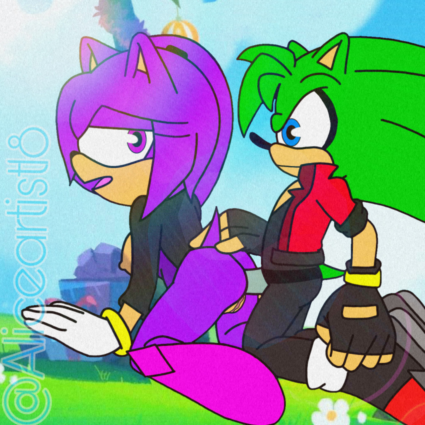 ashley_the_hedgehog catrashley18 cliff_the_hedgehog condom sonic_(series)