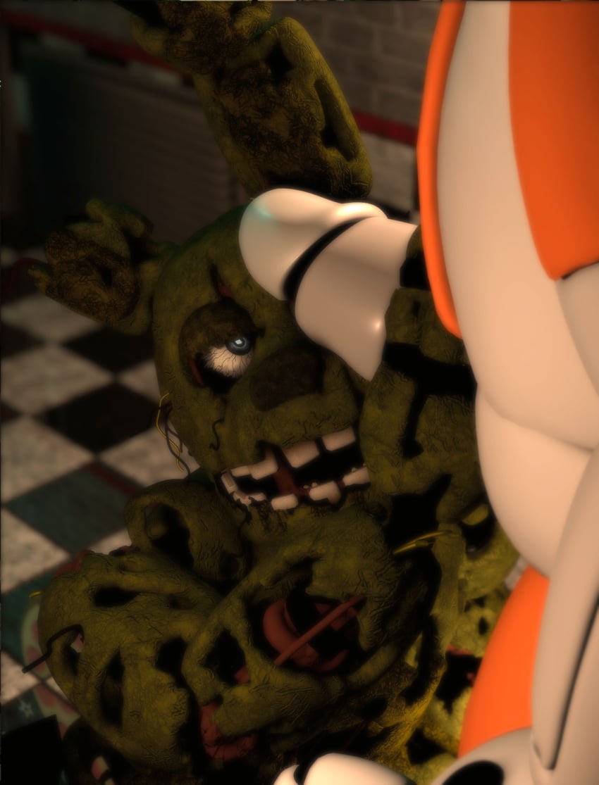 2boys 3d animatronic anthro bear bunny dick five_nights_at_freddy's five_nights_at_freddy's:_sister_location five_nights_at_freddy's_3 fnaf funtime_freddy_(fnafsl) furry gay green_body male_only nude rabbit robot sex springtrap springtrap_(fnaf) yoshua40sfm