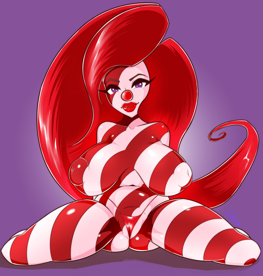 candy_cane_print clown clown_girl clussy clussy_fever kategida miycko rosey_(miycko) rosey_(ruby) ruby_rose rwby