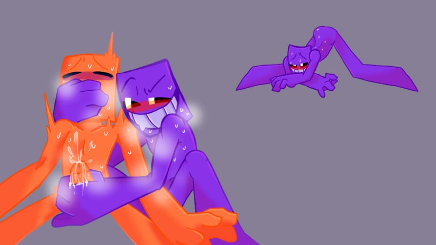 2boys blush blushing cum cum_on_hand dave_miller_(dayshift_at_freddy's) davesport dayshift_at_freddy's dsaf hand_over_another's_mouth hand_over_mouth handjob jack_kennedy_(dayshift_at_freddy's) male male_only masturbation purple_guy sketch sketch_page