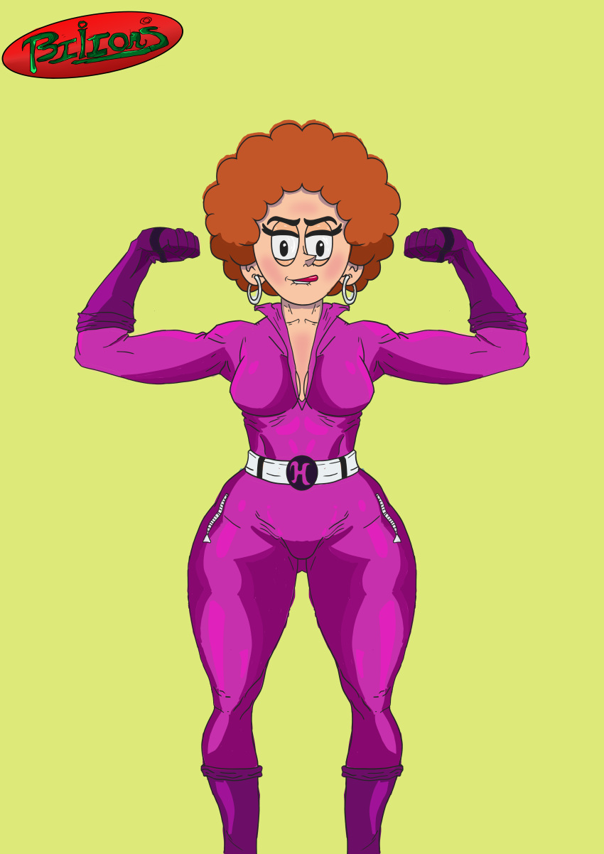 big_ass big_butt bilions bilions_art classic clothed disney disney_xd female female_only honey_buttowski jumpsuit kick_buttowski solo_female thick_ass woman