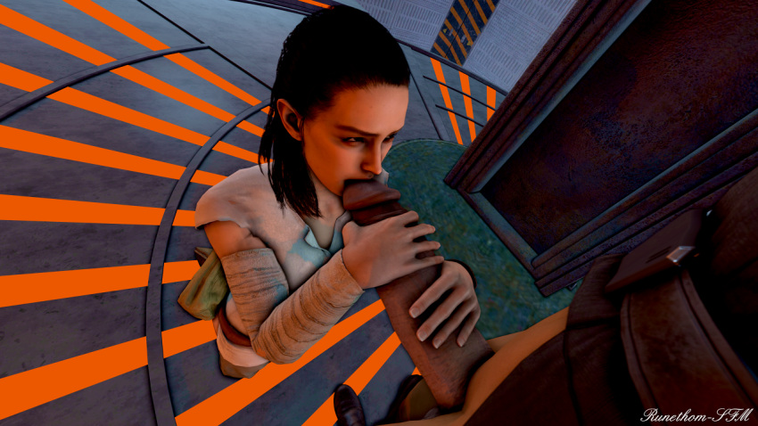 3d big_penis blowjob clothing futa_on_female futanari huge_cock jedi:_fallen_order rey runethom-sfm second_sister star_wars trilla_suduri