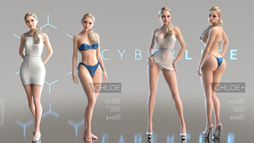 1girls 3d android artist_name ass_expansion barefoot before_and_after bimbo bimbo_robot_girl bimbofication blonde_hair breast_expansion chloe_(detroit:_become_human) detroit:_become_human female female_only gynoid high_heels robot_girl sequence simple_background therealzoh transformation_sequence translucent_clothing zoh