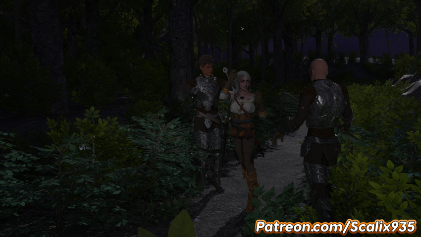 3d afraid ciri male peril rape scalix935 tagme the_witcher_(series)