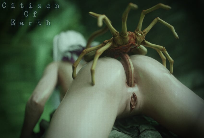 1girls 3d alien alien_(franchise) alien_genitalia alien_on_human alien_penis anal anal_insertion anal_sex ass ass_focus ass_up asshole citizen_of_earth colored_hair creature dead_by_daylight facehugger female feral_on_female feral_on_human nude nude_female oviposition ovipositor ovipositor_in_ass ovipositor_penetration ovipositor_penis ovomorph purple_hair sable_ward tentacle white_hair xenomorph