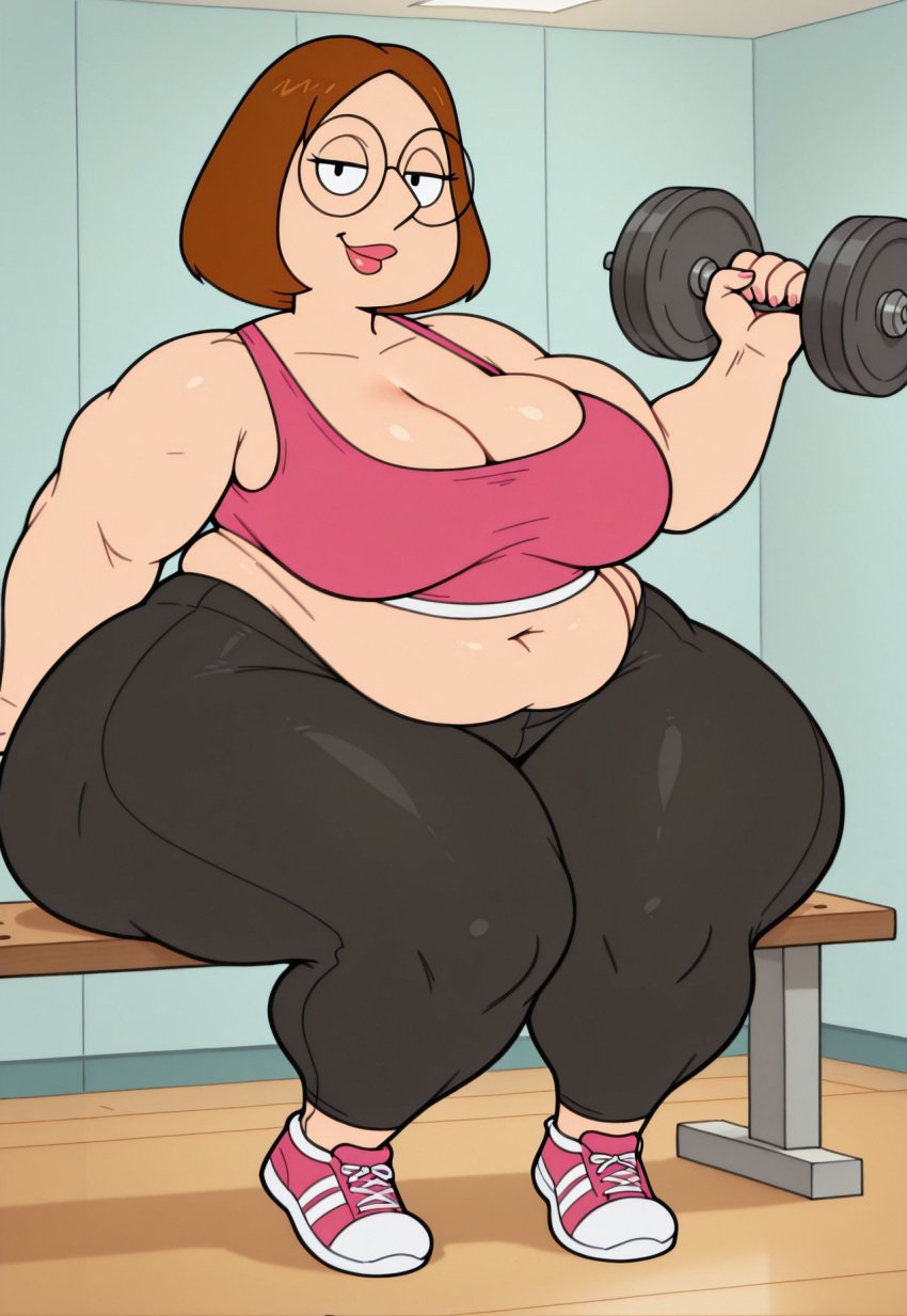 1female 1girls accurate_art_style adult ai ai_generated bbw bench bicep_curl biceps big_arms big_beautiful_woman bottom_heavy brown_hair cartoon cartoon_character child_bearing_hips civitai curvaceous curvaceous_body curvaceous_female curvaceous_figure curvaceous_hips curvaceous_thighs curvy curvy_body curvy_female curvy_figure curvy_hips dumbbell family_guy fat fat_ass female female female_focus fictional_character front_view glasses grabbing grabbing_dumbbell half-closed_eyes high_quality high_resolution highres hourglass_figure human large_ass large_breasts larger_female lifting_weights meg_griffin muscular_arms short_hair smug smug_face smug_grin solo solo_female solo_focus solo_woman strong strong_woman strongfat tank_top thicc thicc_thighs thick_arms thick_ass thick_thighs thicker_than_a_bowl_of_oatmeal thicker_than_a_snicker thicker_than_tienshinhan's_shoulders thighs weightlifting wide_hips working_out workout workout_clothes workout_clothing workout_equipment yoga_pants young_woman