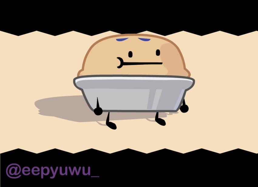 animated battle_for_dream_island boobs breasts eepyuwu_(artist) inanimate object_shows pie_(bfdi) showing_breasts