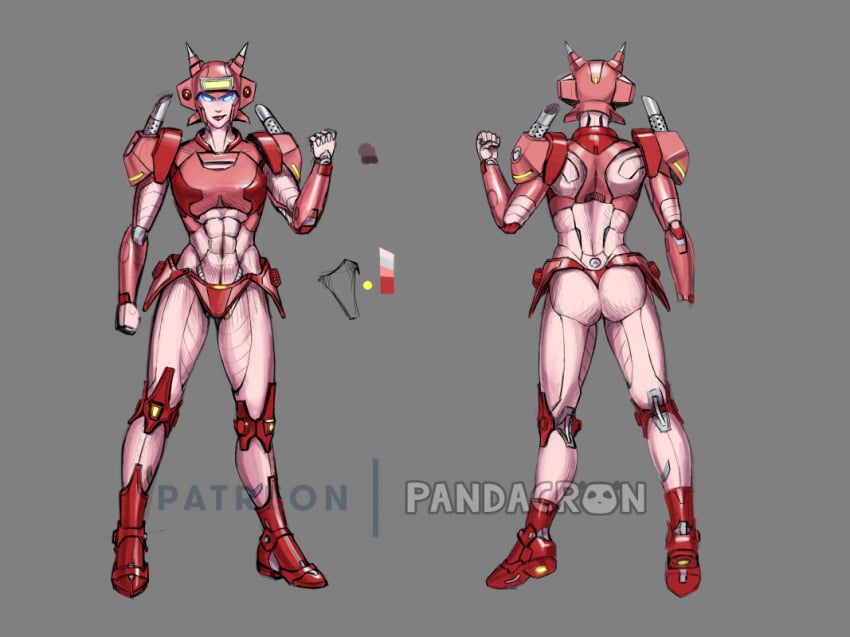 1girls alien alien_girl ass ass_cheeks athletic_female blue_eyes butt elita_one female female_only fit fit_female humanoid muscular muscular_female panties red_lips red_lipstick red_panties robot robot_girl robot_humanoid round_ass round_butt solo solo_female thigh_ass-cheeks transformers